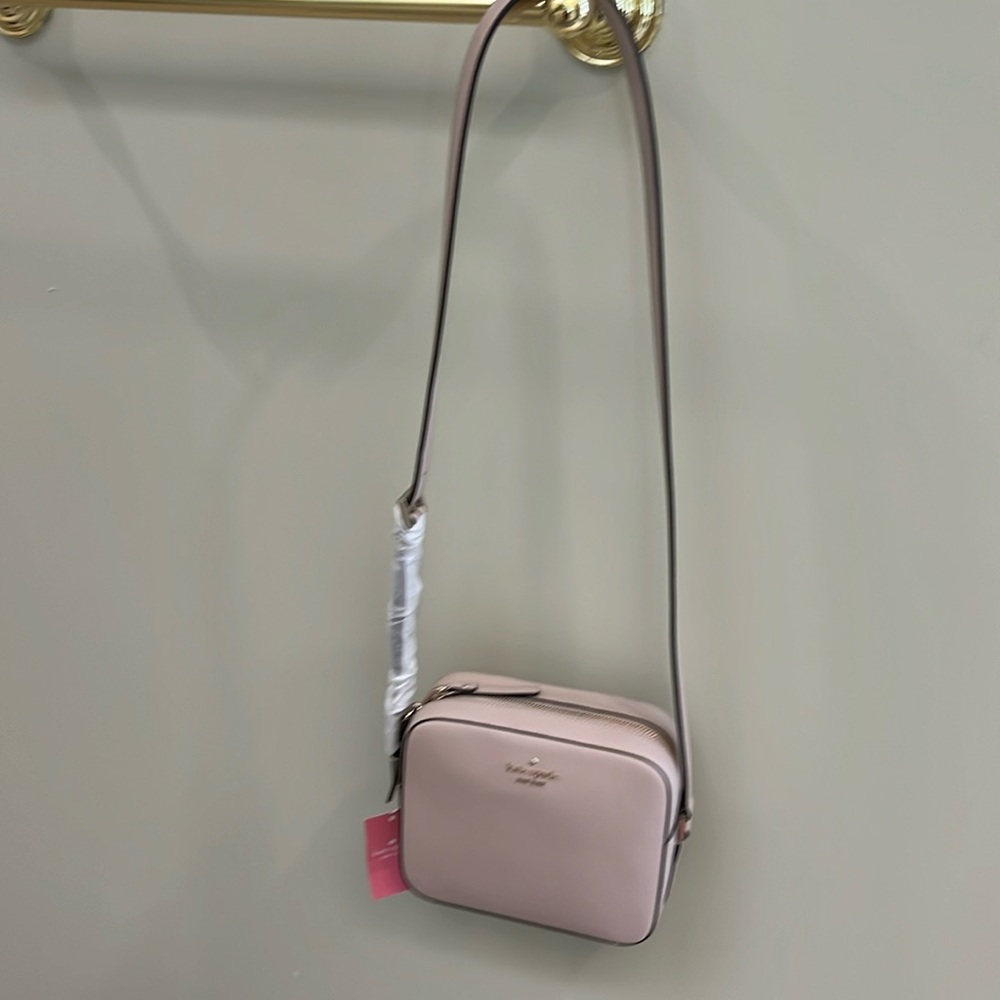 NWT Kate Spade blush camera bag, adjustable strap